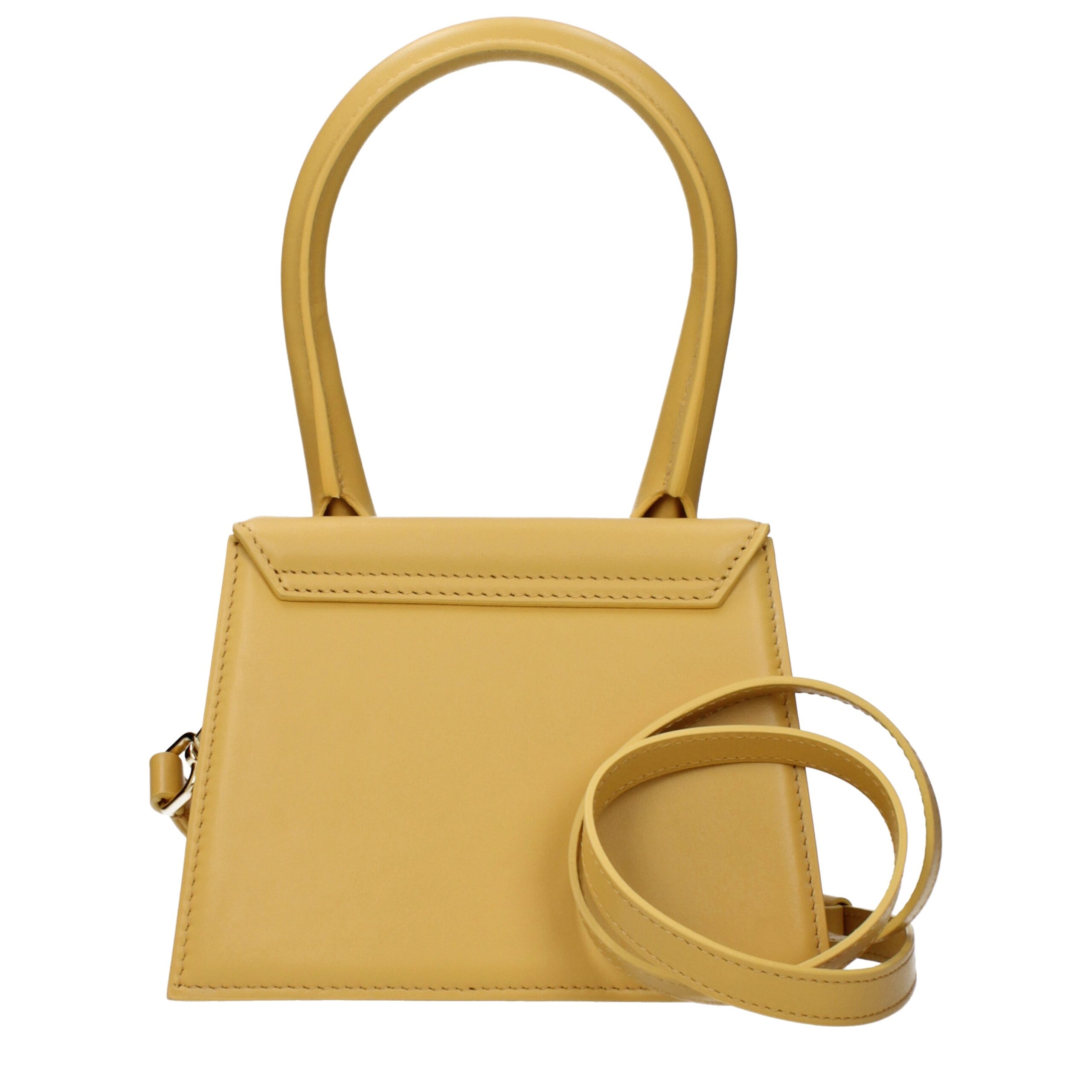 Jacquemus Yellow Leather Handbag - Image 3