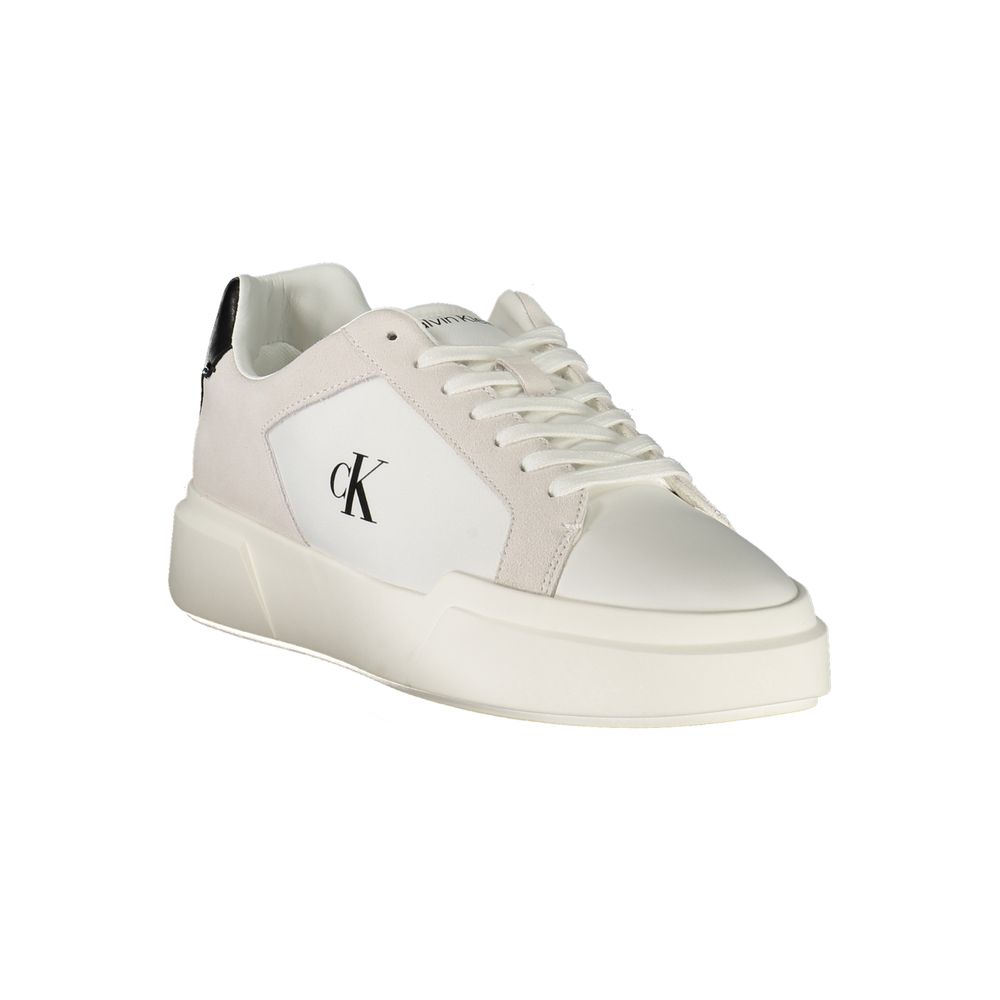 Calvin Klein White Leather Men Sneaker - Image 2