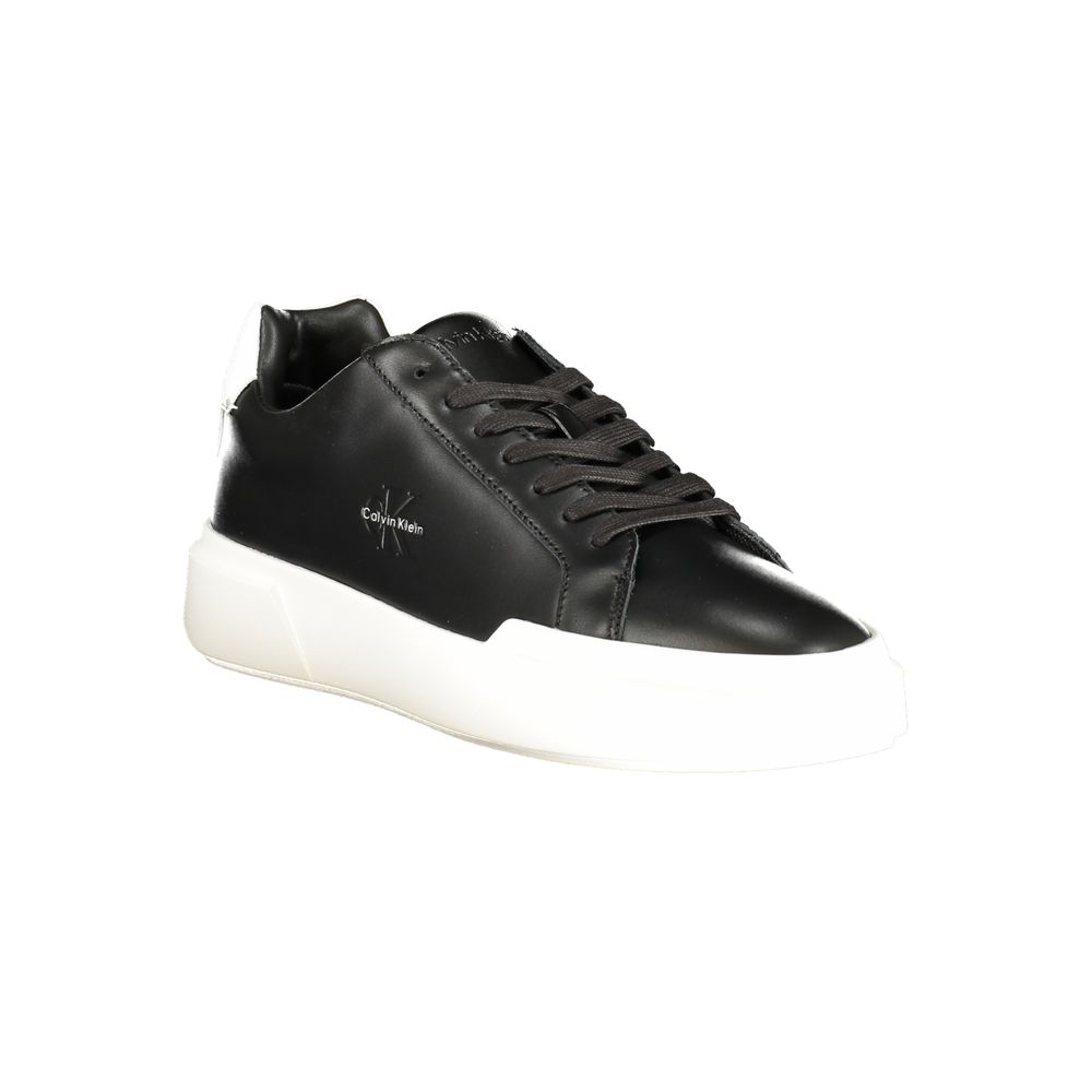 Calvin Klein Black Leather Men's Sneaker - Image 2
