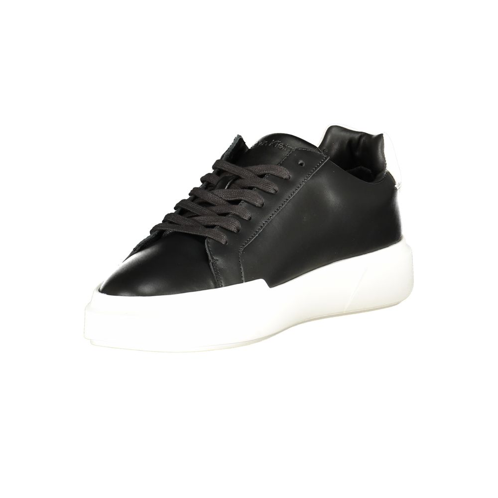 Calvin Klein Black Leather Men's Sneaker - Image 3