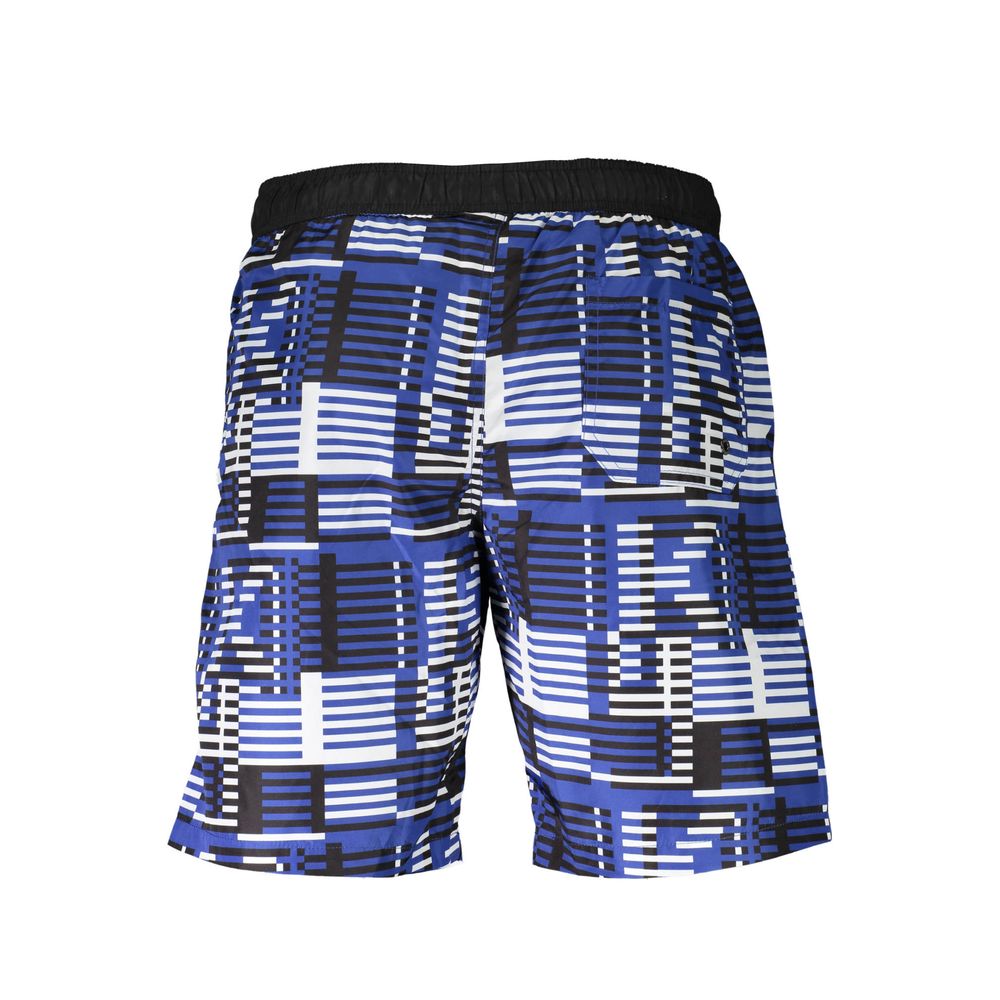 Karl Lagerfeld Blu Polyester Men's Swim Trunk - Image 2