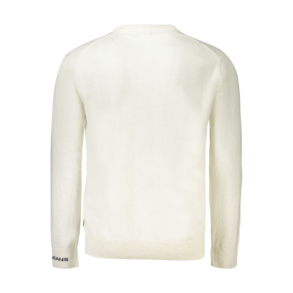 Pepe Jeans Bianco Cotton Men Sweater - Image 2