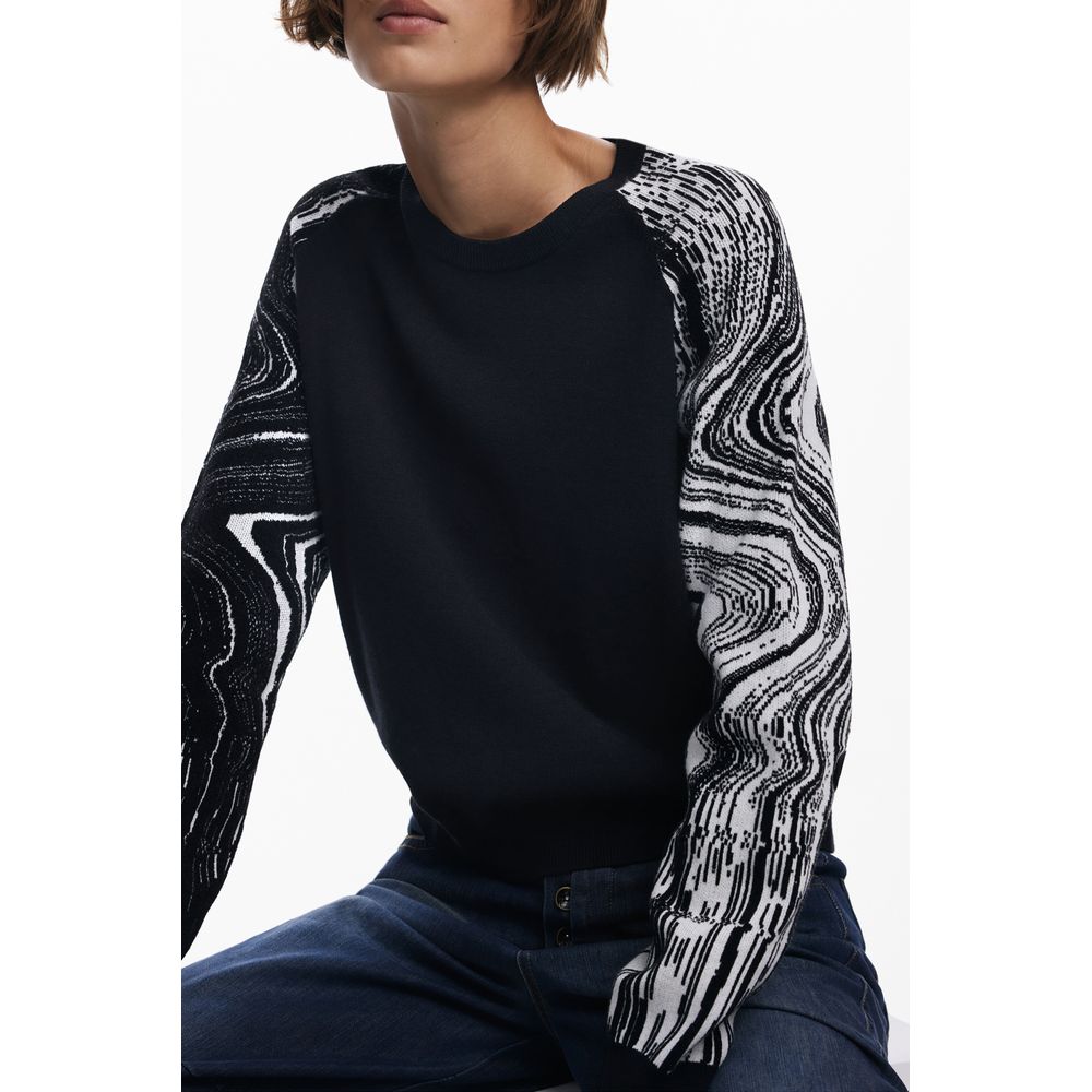 Desigual Black Polyester Women Sweater - Image 3