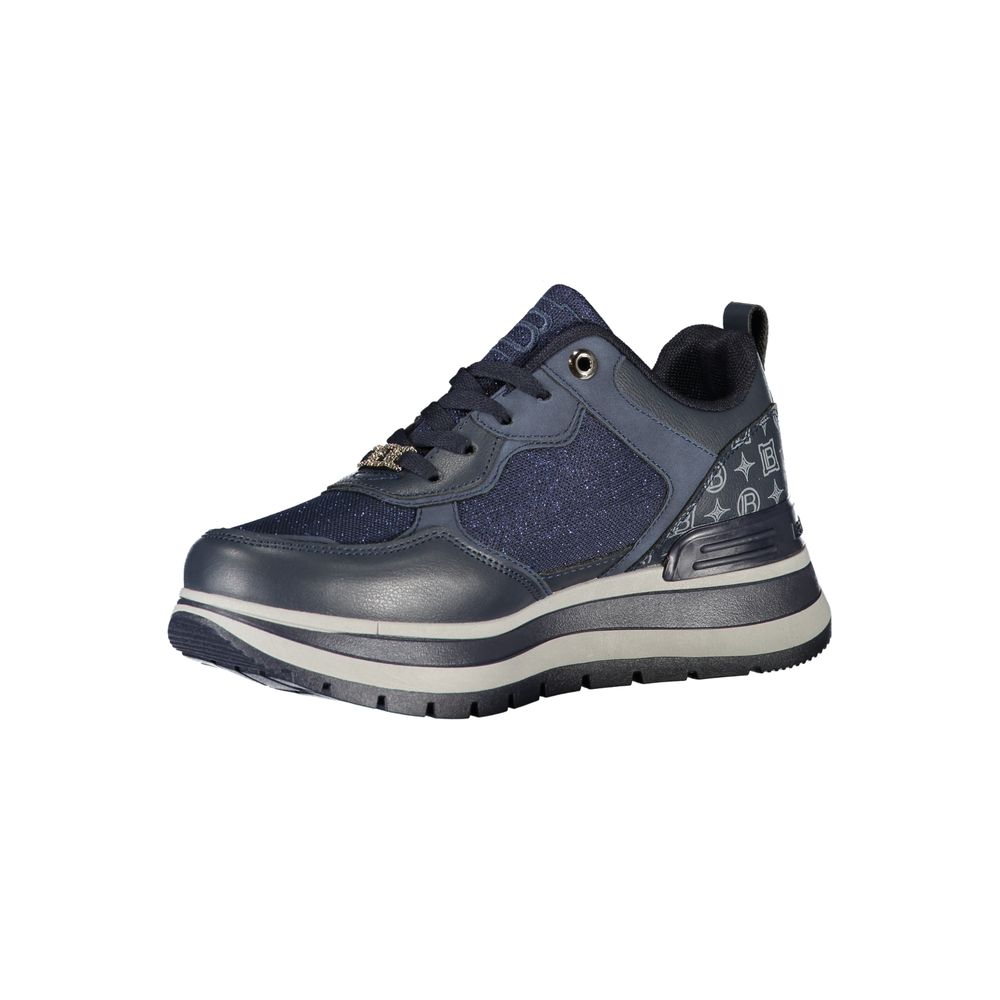 Laura Biagiotti Blue Polyester Women Sneaker - Image 3