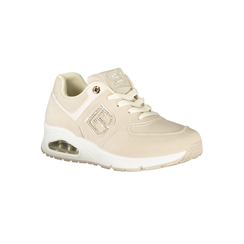 Laura Biagiotti Beige Polyurethane Women Sneaker - Image 2
