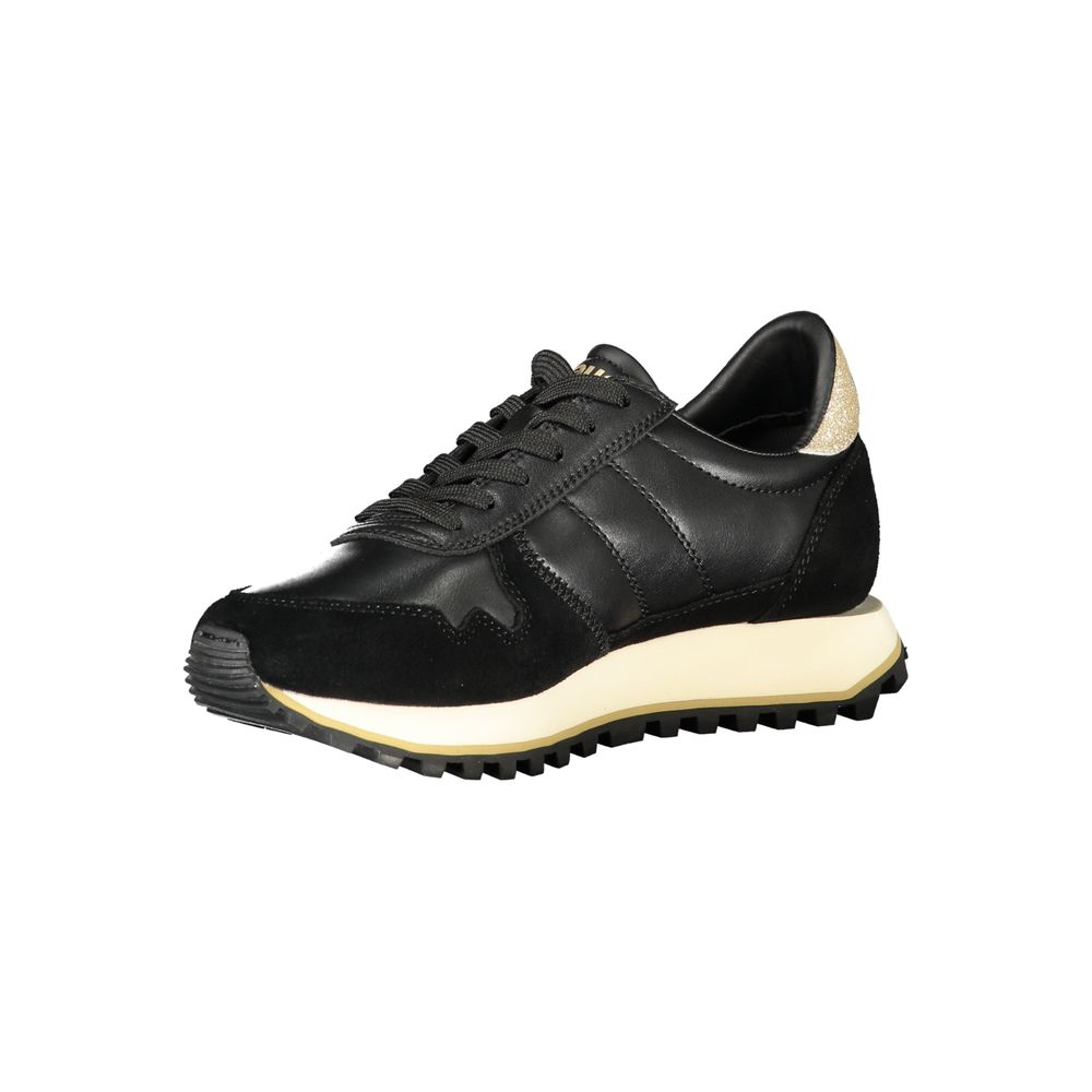 Blauer Black Leather Women Sneaker - Image 3