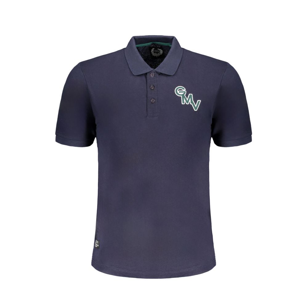 Gianmarco Venturi Blu Cotton Men Polo