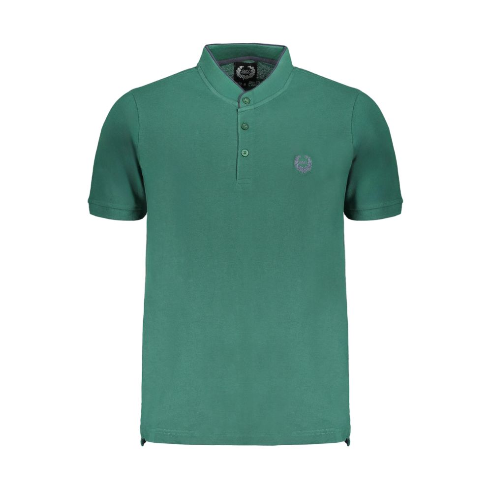 Gianmarco Venturi Verde Cotton Men Polo Shirt
