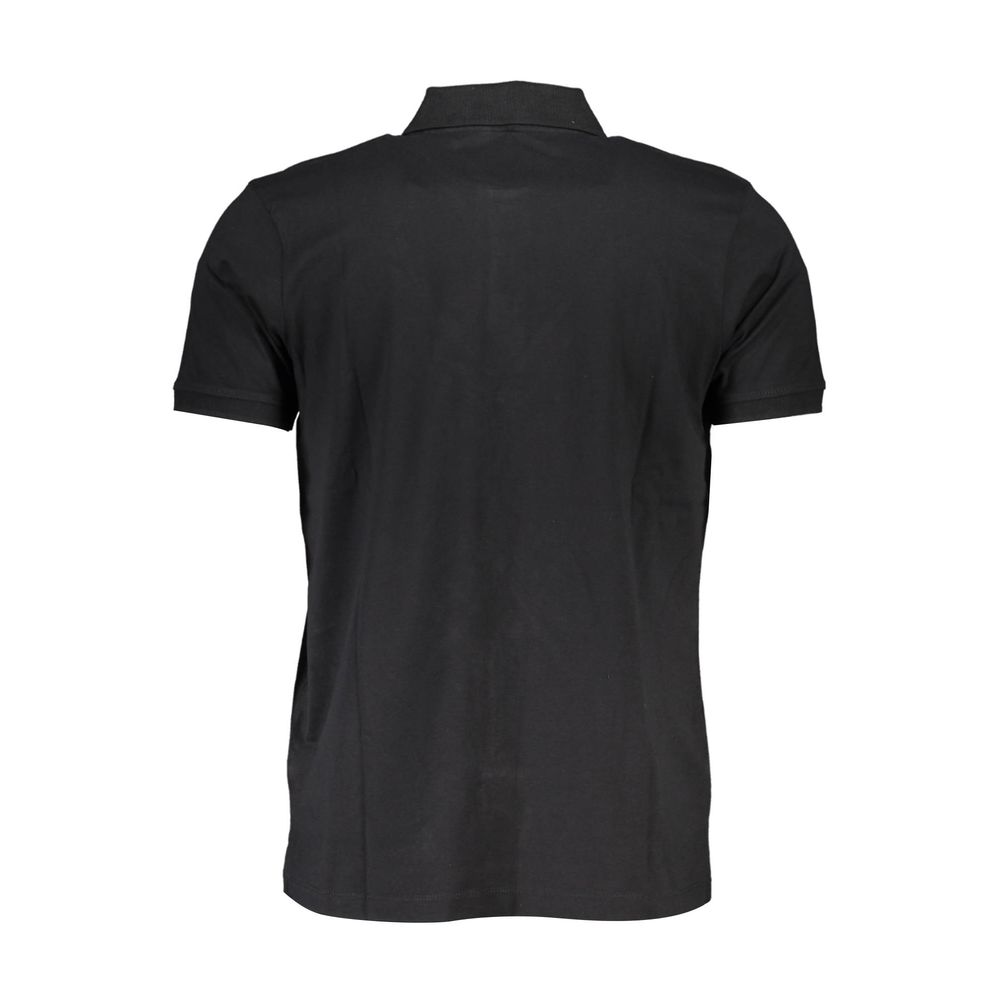 Gianmarco Venturi Black Cotton Men's Polo Shirt - Image 2