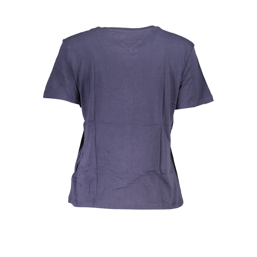 Tommy Hilfiger Blue Cotton Women's T-Shirt - Image 2