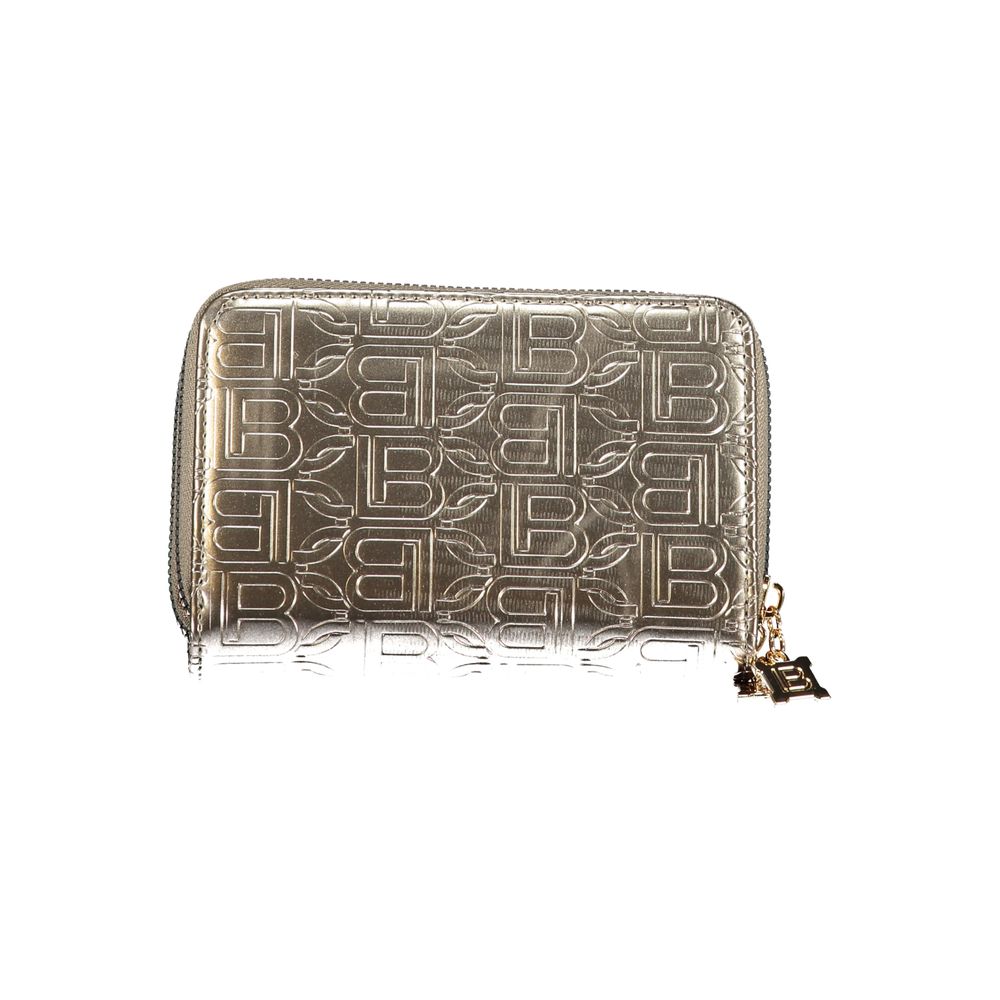 Laura Biagiotti Grigio Polyurethane Women Wallet - Image 2