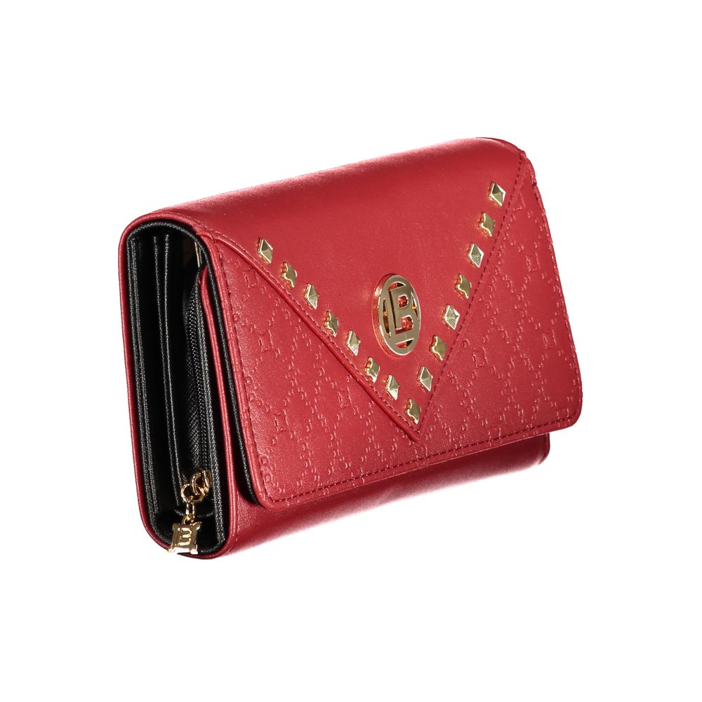 Laura Biagiotti Rosso Polyurethane Women Wallet - Image 3