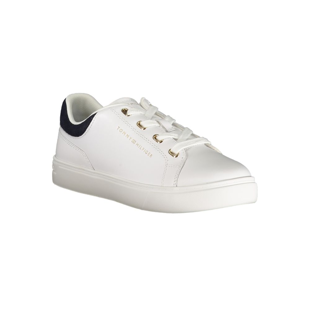 Tommy Hilfiger White Leather Women Sneaker - Image 2