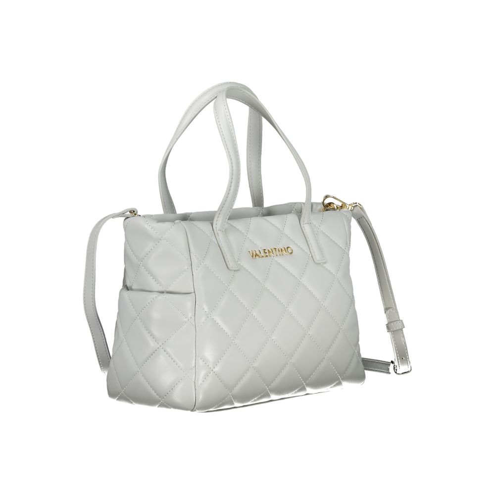 Mario Valentino Grigio Polyurethane Woman Handbag - Image 3