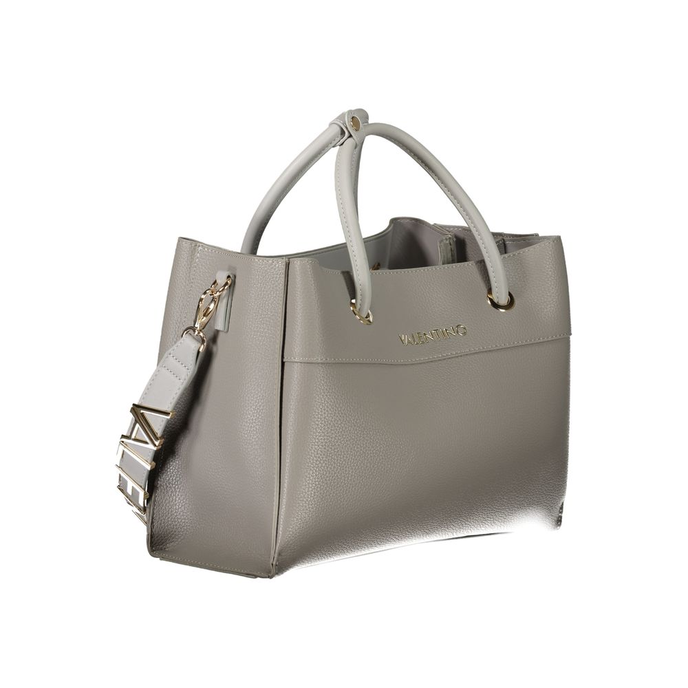 Mario Valentino Gray Polyethylene Women Handbag - Image 3
