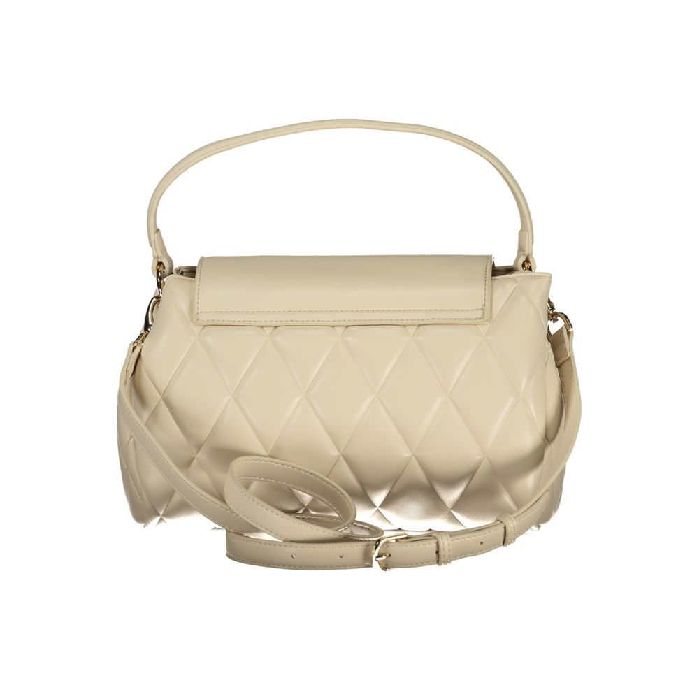 Mario Valentino Beige Polyurethane Women Handbag - Image 2