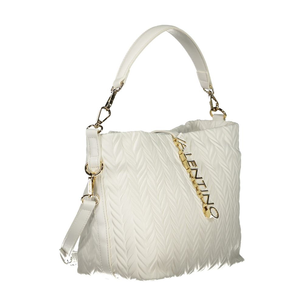 Mario Valentino White Polyurethane Women Shoulder Bag - Image 3