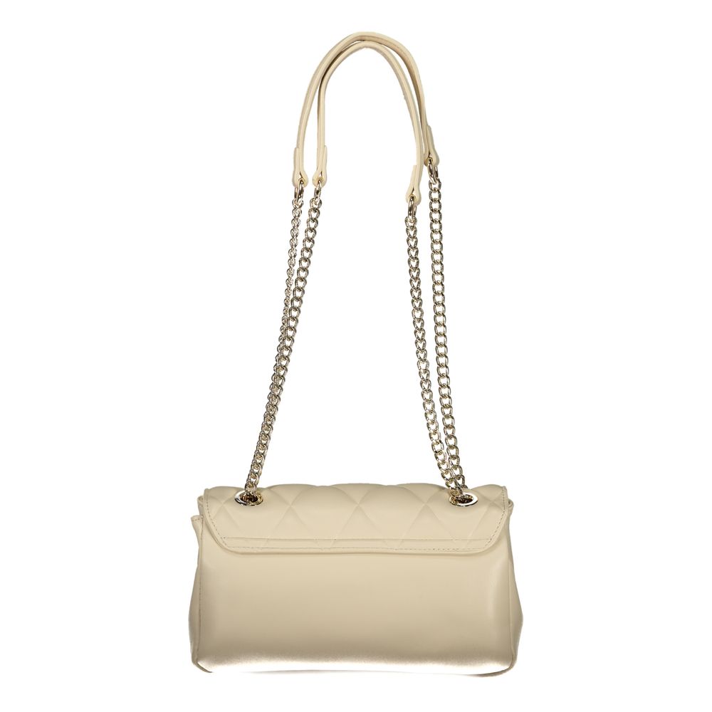 Mario Valentino Beige Polyurethane Women Handbag - Image 2