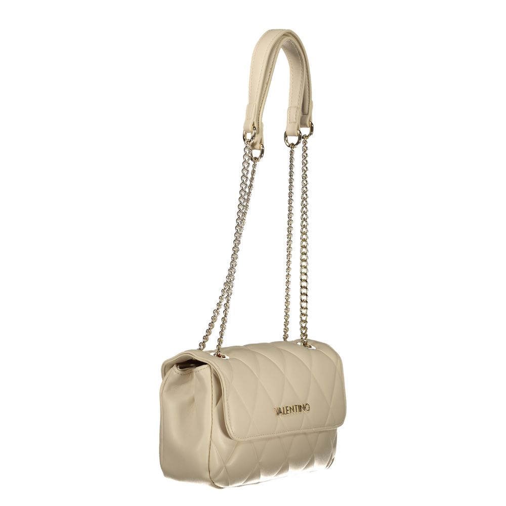 Mario Valentino Beige Polyurethane Women Handbag - Image 3