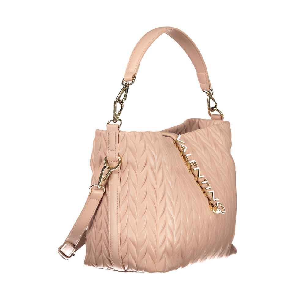 Mario Valentino Rosa Polyurethane Women's Shoulder Bag - Image 3