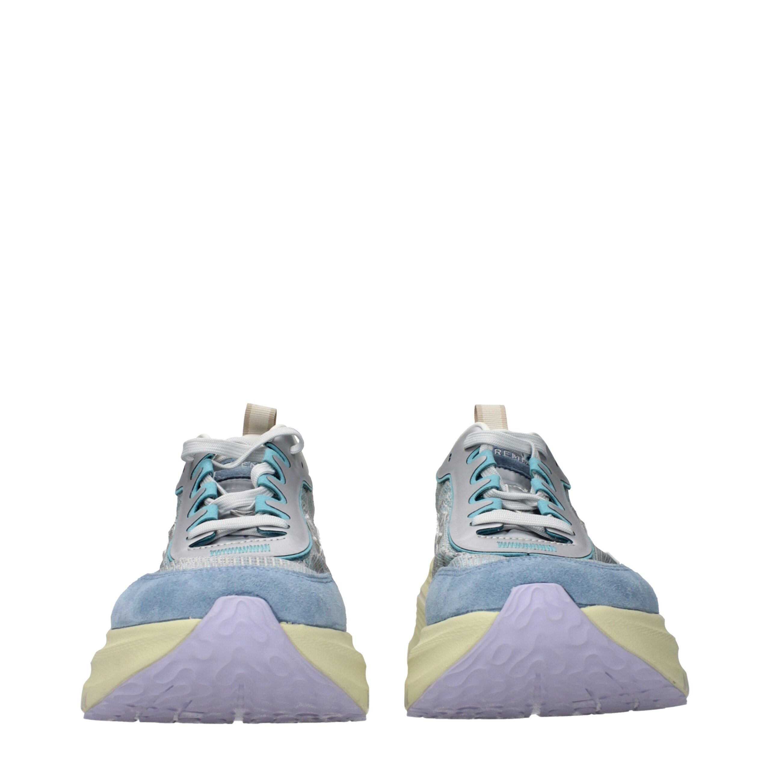 Premiata Light Blue Fabric Sneakers - Image 3
