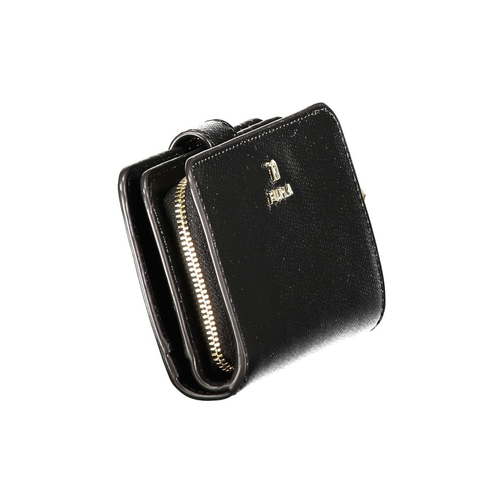 Furla Black Leather Women Wallet - Image 3