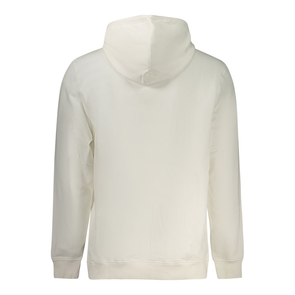 Tommy Hilfiger White Cotton Men's Hooded Sweatshirt - Image 2