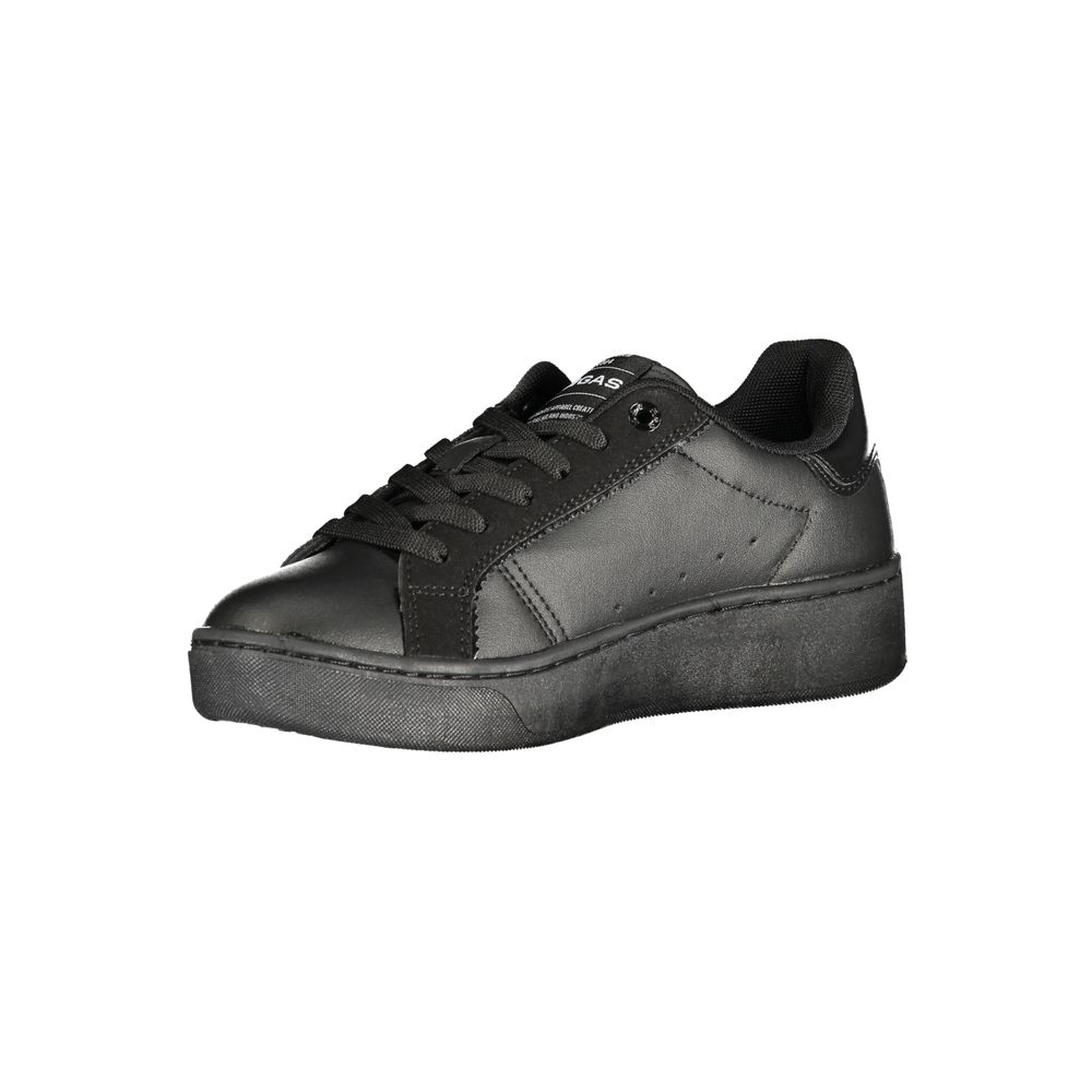 Gas Black Polyurethane Women Sneaker - Image 3