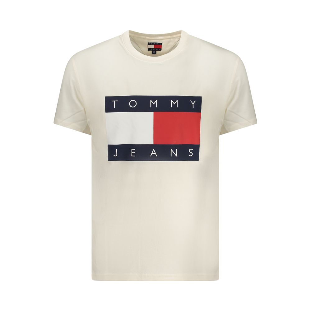 Tommy Hilfiger White Cotton Men's T-Shirt