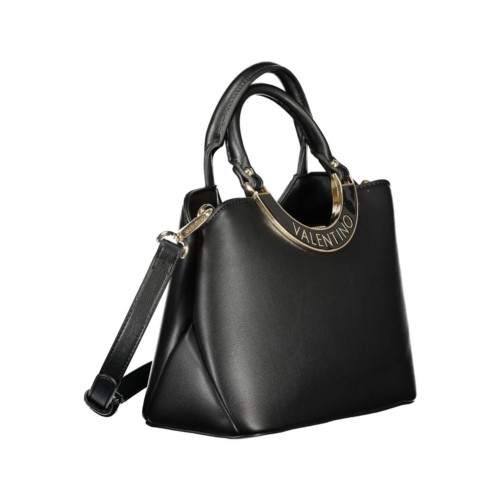 Mario Valentino Black Polyurethane Women Handbag - Image 3