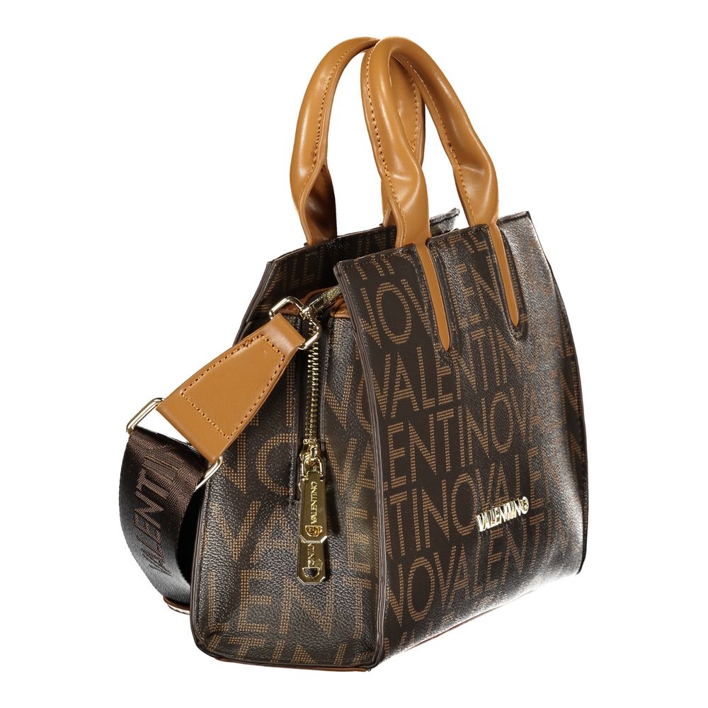 Mario Valentino Marrone Polyurethane Women Handbag - Image 3