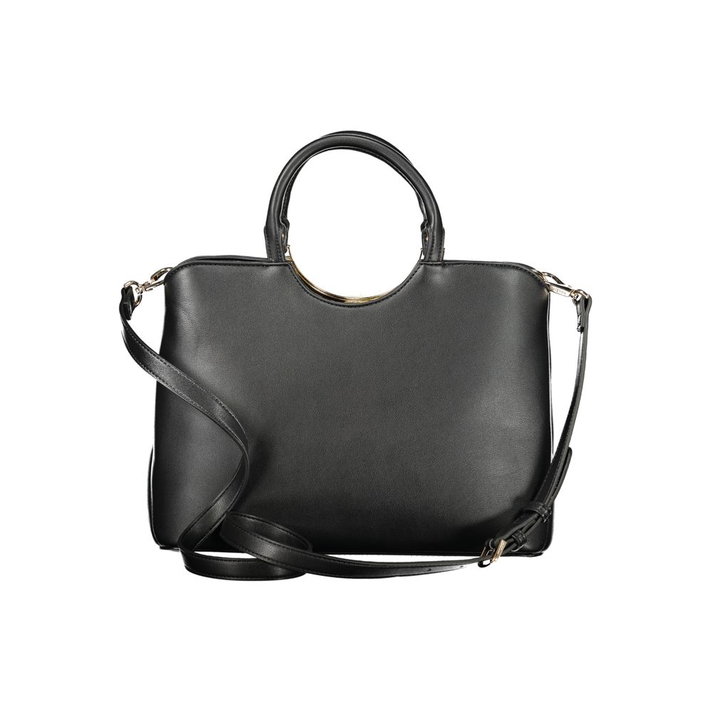 Mario Valentino Black Polyurethane Women Handbag - Image 2
