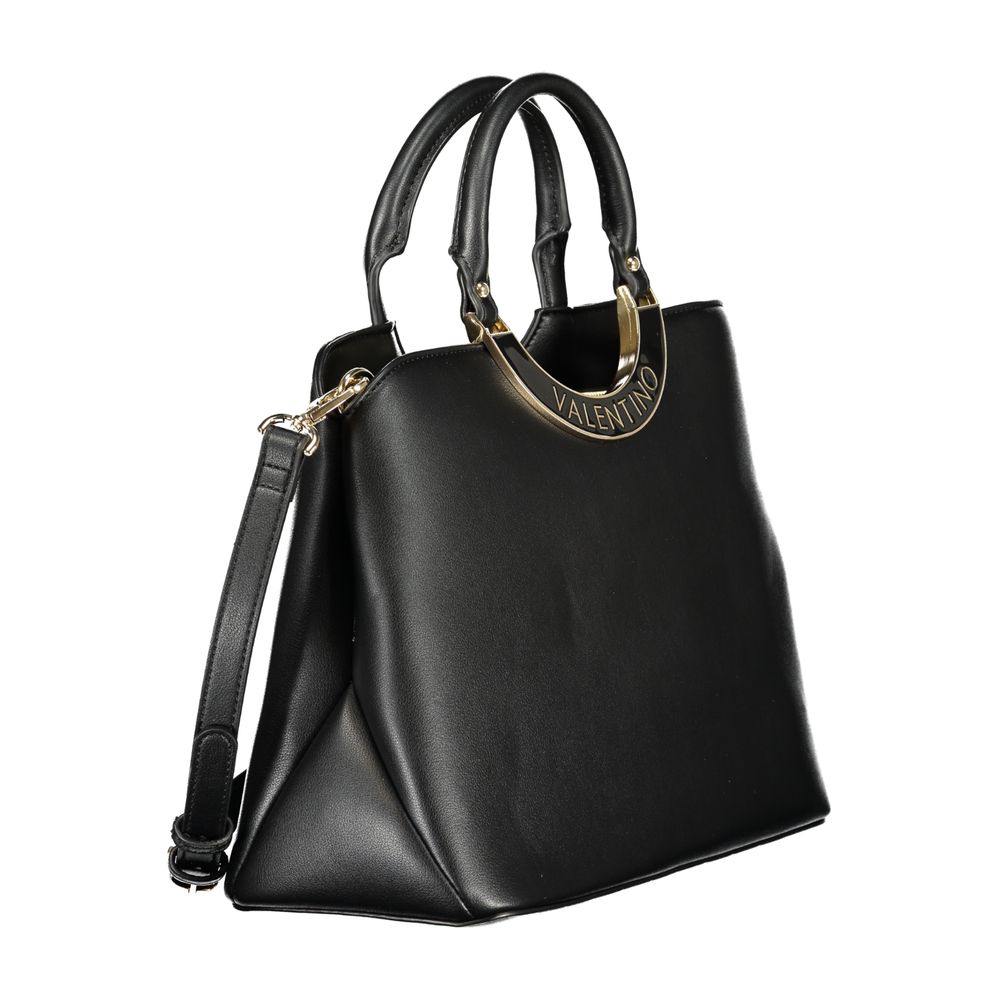 Mario Valentino Black Polyurethane Women Handbag - Image 3