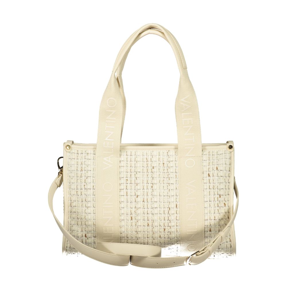 Mario Valentino Bianco Polyester Woman Handbag - Image 2