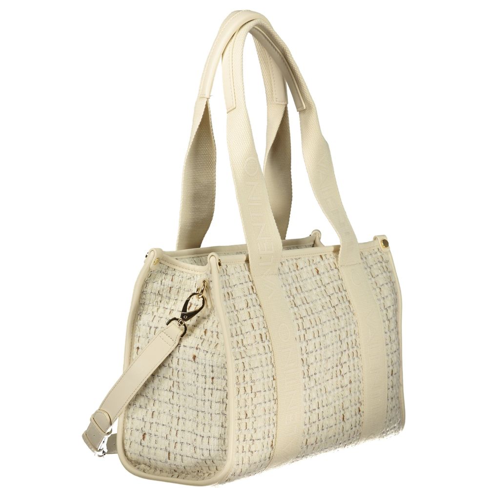 Mario Valentino Bianco Polyester Woman Handbag - Image 3