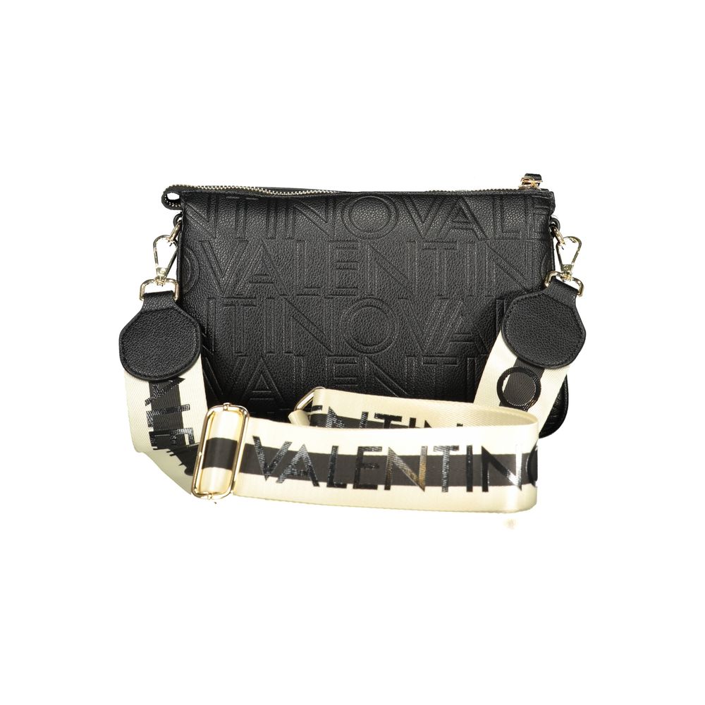 Mario Valentino Black Polyurethane Women's Shoulder Bag - Image 2