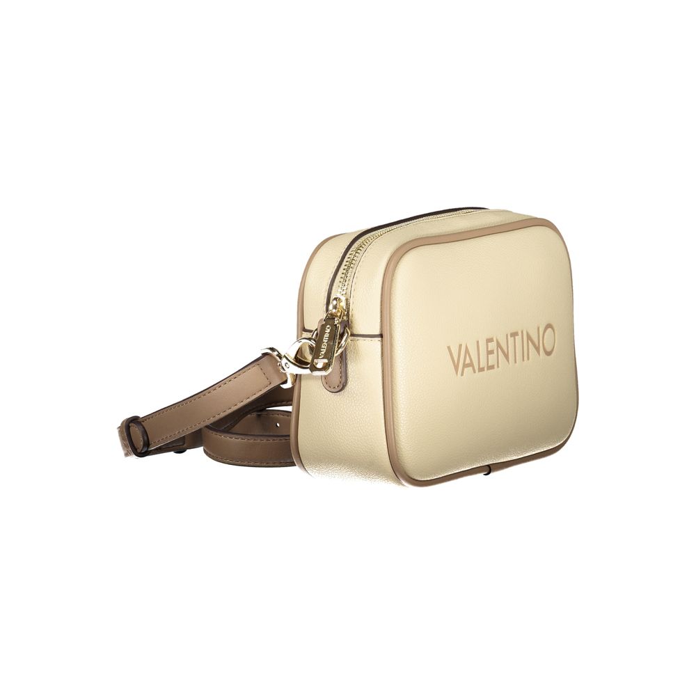 Mario Valentino Beige Polyurethane Women Handbag - Image 3