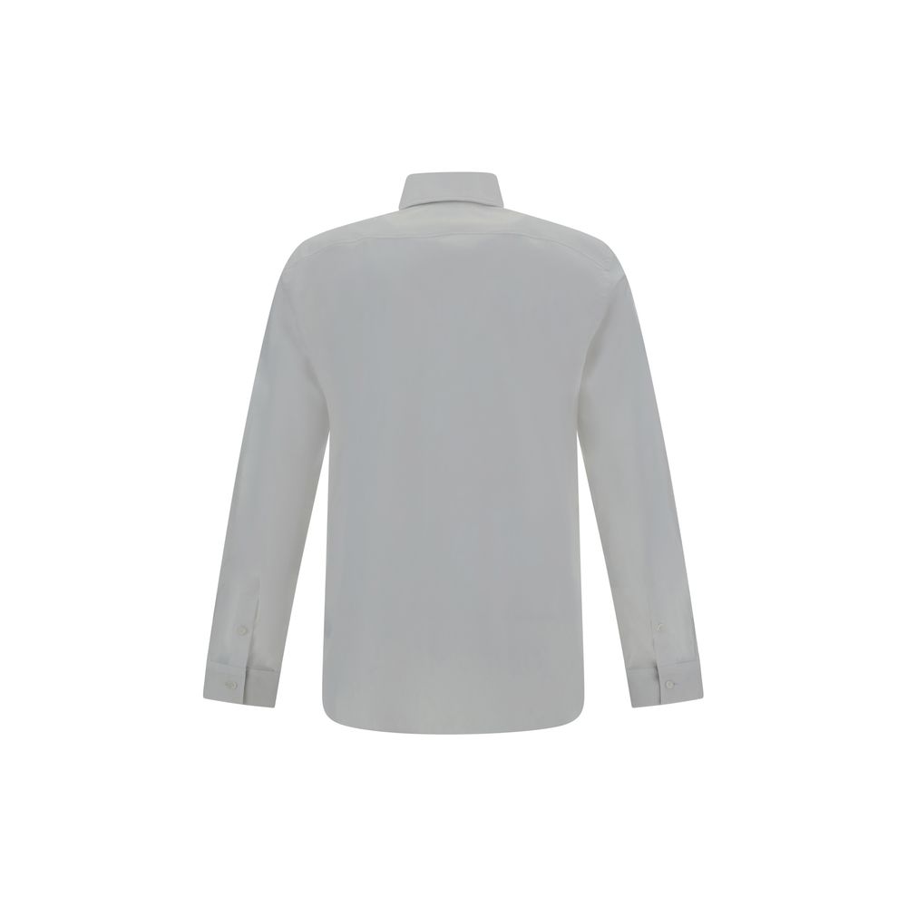 Burberry White Cotton Dress Shirt - Image 2