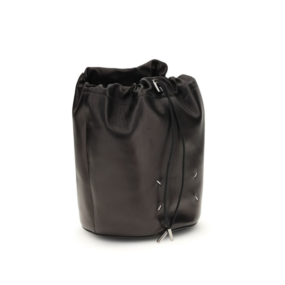 Margiela Black Calf Leather Bos Taurus Shoulder Bag - Image 2