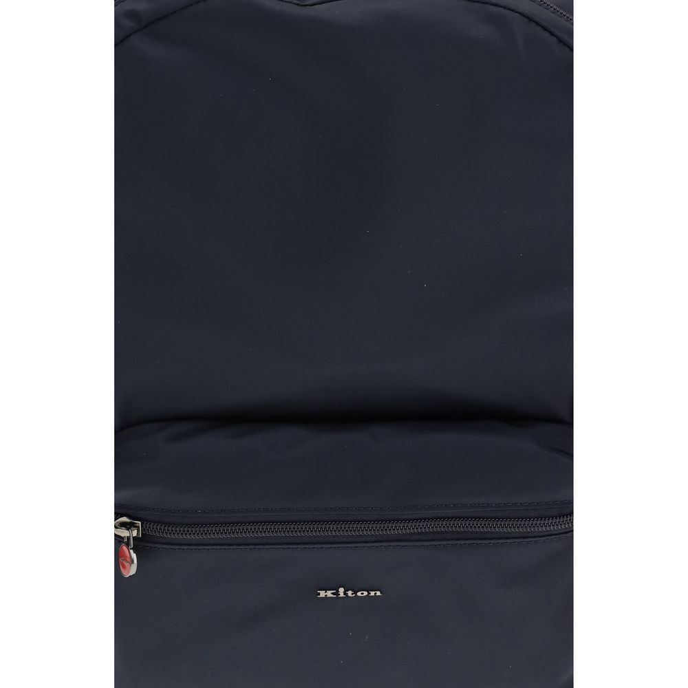 Kiton Blue Nylon Backpack - Image 3