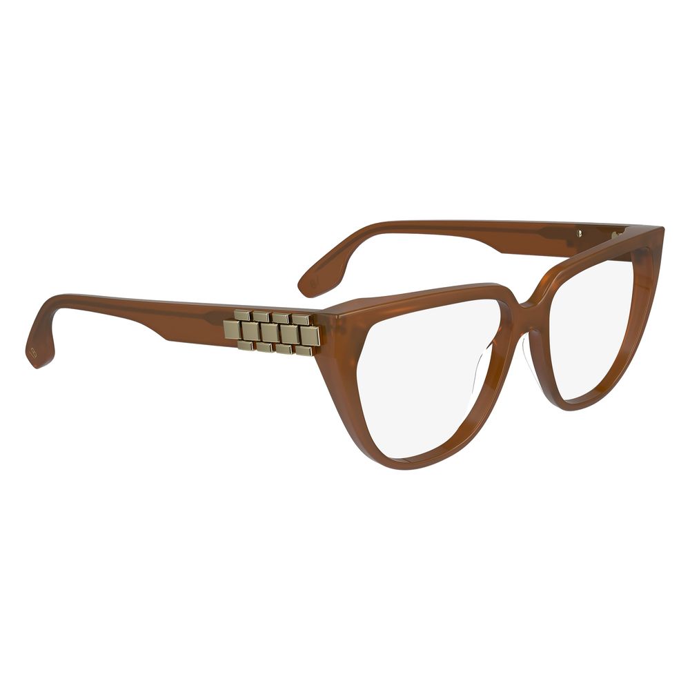 Victoria Beckham Brown Acetate Glasses (Frames) - Image 3
