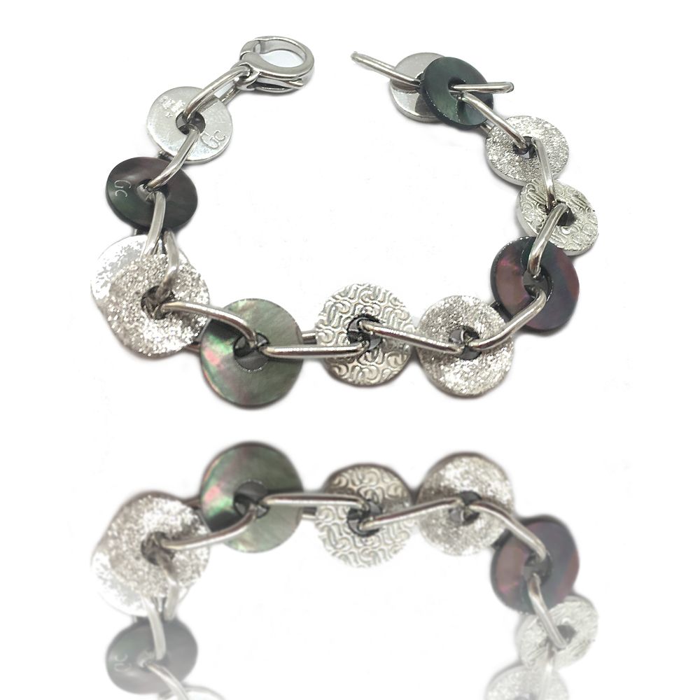 GC Silver Stainless Steel Bracelet - Image 2