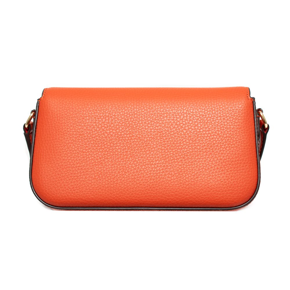Michael Kors Orange Leather Crossbody Bag - Image 2