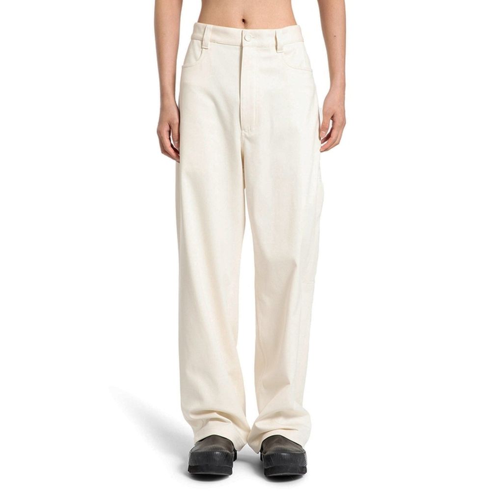 Dior White Cashmere Chino Pants - Image 2