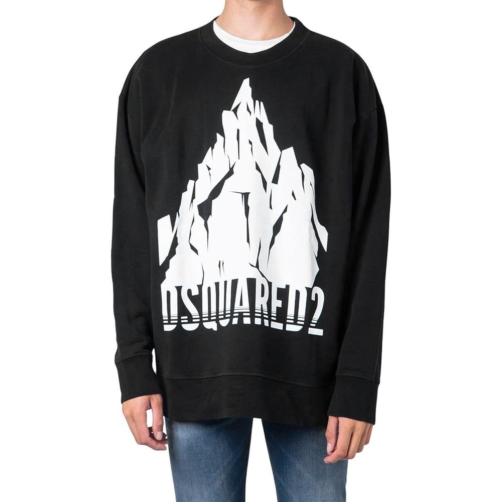Dsquared² Black Cotton Sweatshirt - Image 2