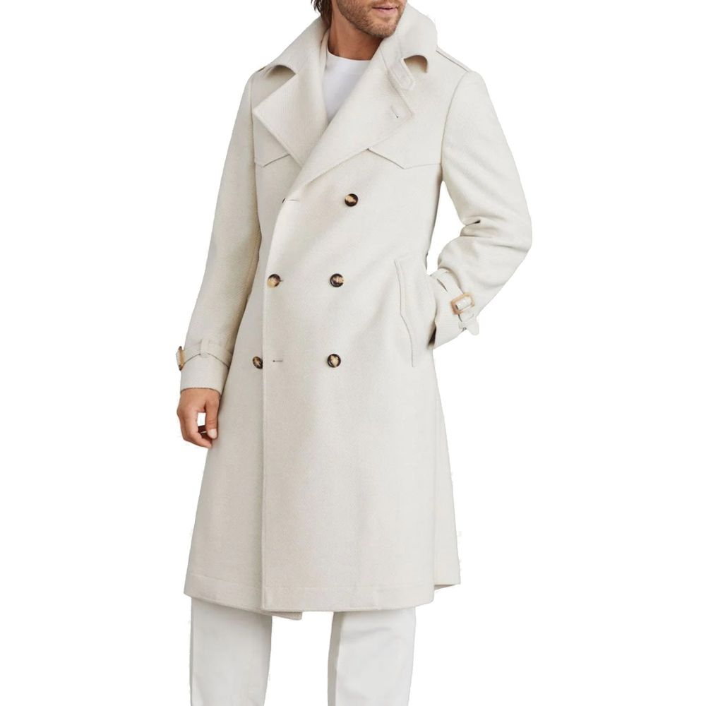 Brunello Cucinelli Beige Cashmere Coat - Image 2