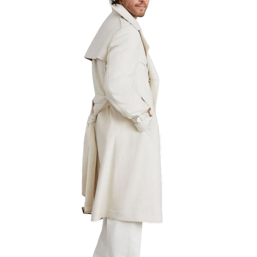 Brunello Cucinelli Beige Cashmere Coat - Image 3