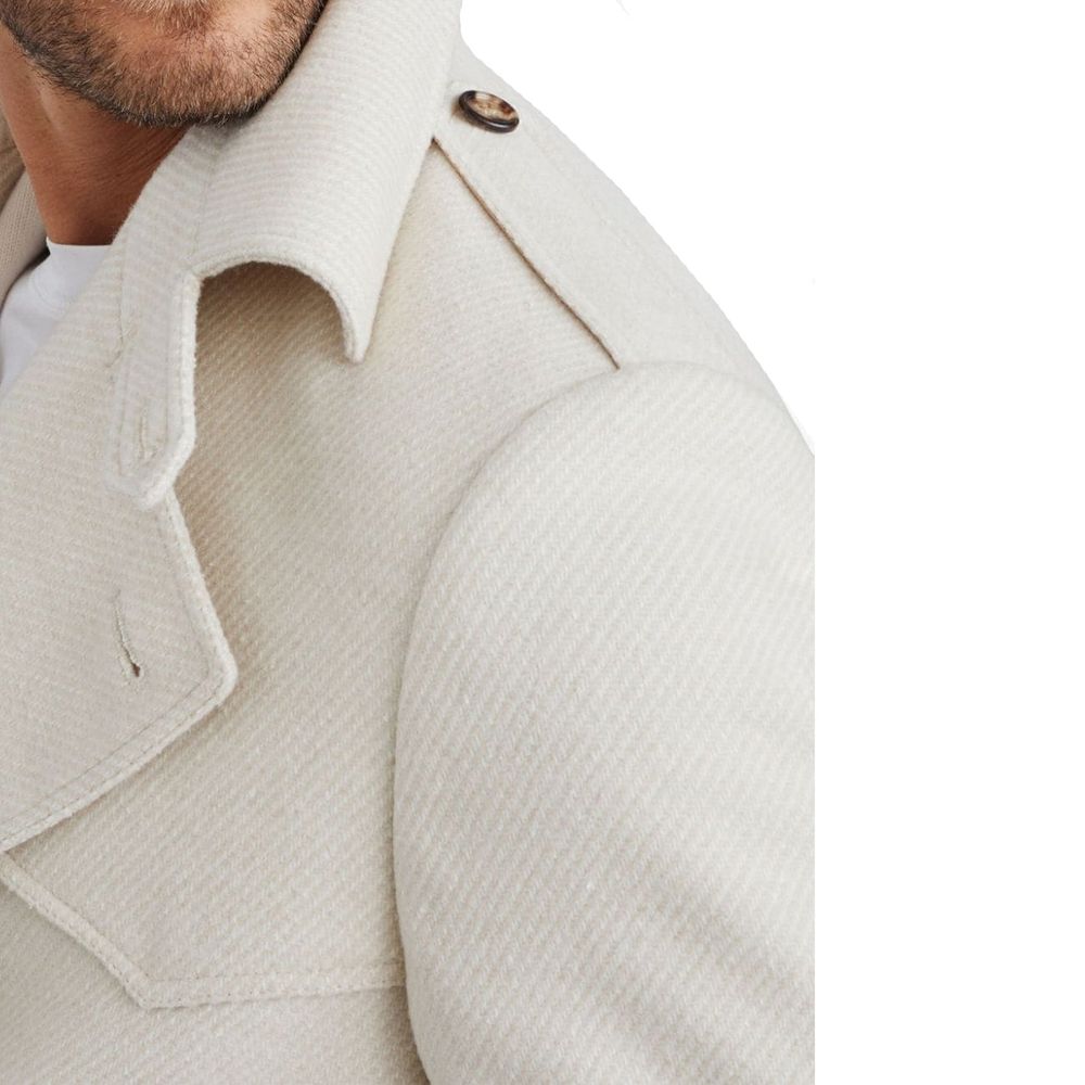 Brunello Cucinelli Beige Cashmere Coat - Image 4
