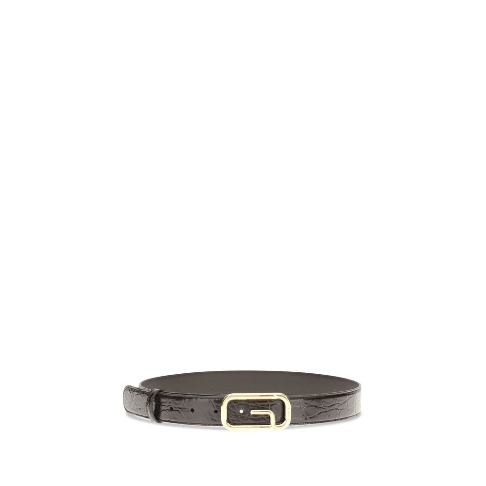 Gucci Brown Calf Leather Bos Taurus Regular Belt - Image 2