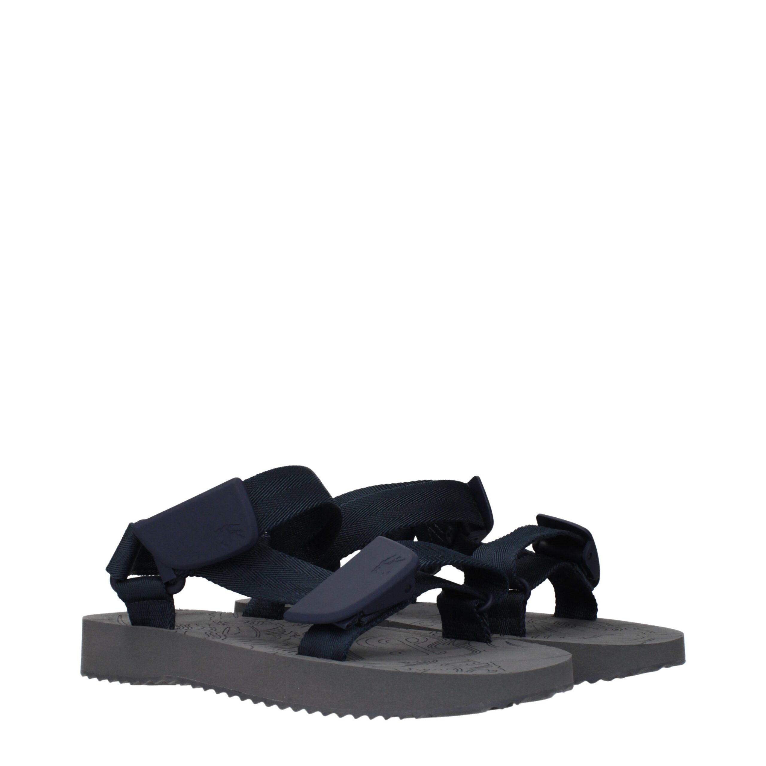 Burberry Blue Fabric Sandals - Image 2